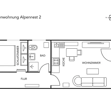 Apartment Alpentraum - Alpennest 1 Und Alpennest 2
